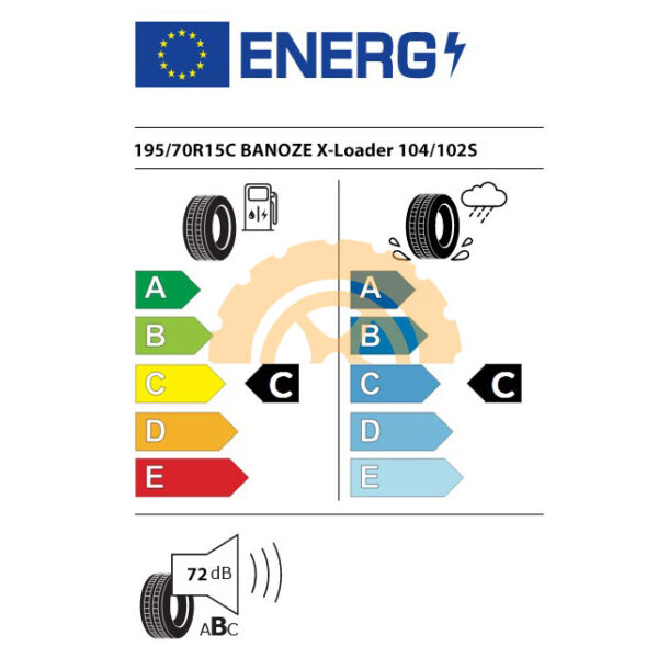 Banoze-19570R15C-X-Loader-104-102S-Commercial-Van-Tyre-Energy-Sheet-by-Tyre-Station-Slough-UK